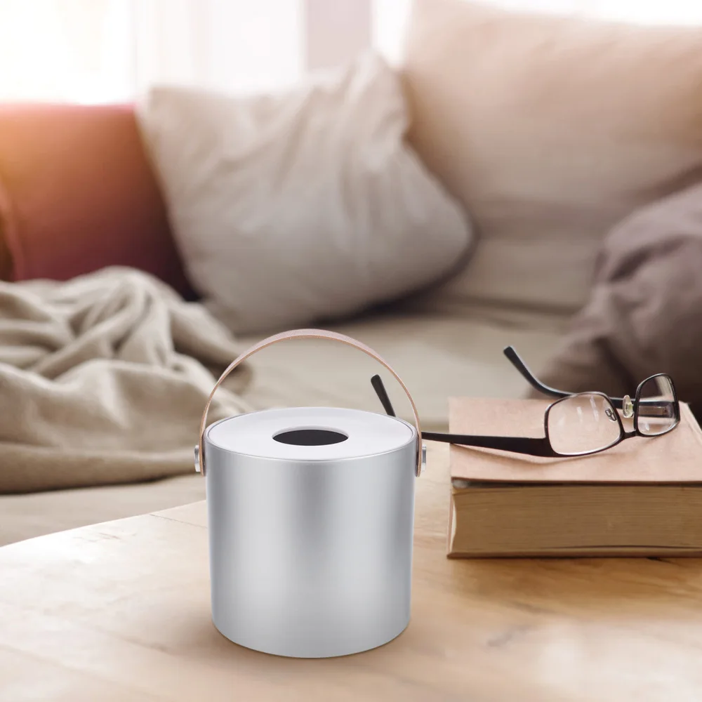 

1pc Exquisite Tissue Storage Box Handle Tissue Box Desktop Tissue Dispenser