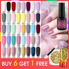 Полуперманентный Гибридный полимерный лак Rosalind Esmalte, разноцветный модный пластиковый флакон с базовым покрытием, 8 мл