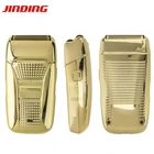 Бритвенный станок для мужчин бритва триммер для бороды UsbCable Ретро поршневый Двойной резак головка гальванический корпус