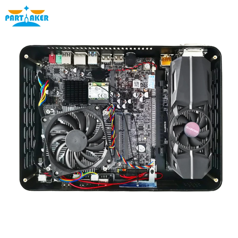 Игровой мини ПК par57 Xeon E3 1231V3 GTX1050TI 4G выделенная карта Win 10 настольный компьютер