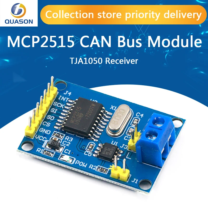 

10pcs MCP2515 CAN Bus Module TJA1050 receiver SPI For arduino Diy Kit MCU ARM controller