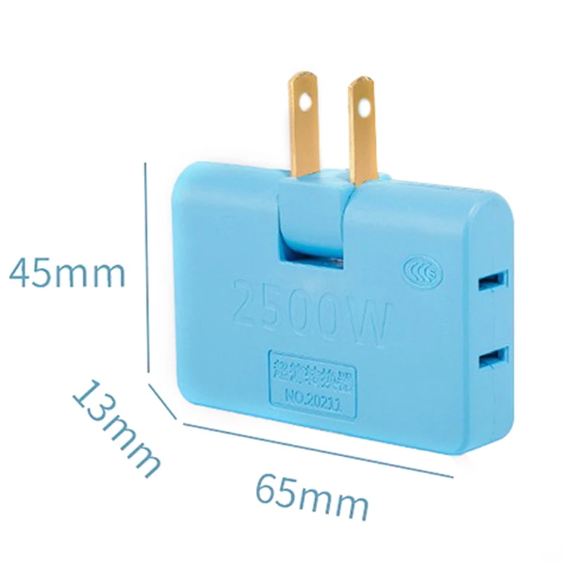 US Extension Plug 3In1 Adaptor 180 Degree Rotation Multi Slim Wireless Outlet Travel Adapter Light Socket | Обустройство дома