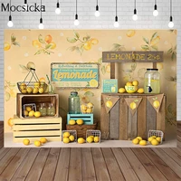 mocsicka lemon fruit market photography background birthday party newborn portrait baby shower backdrops photophone photo studio