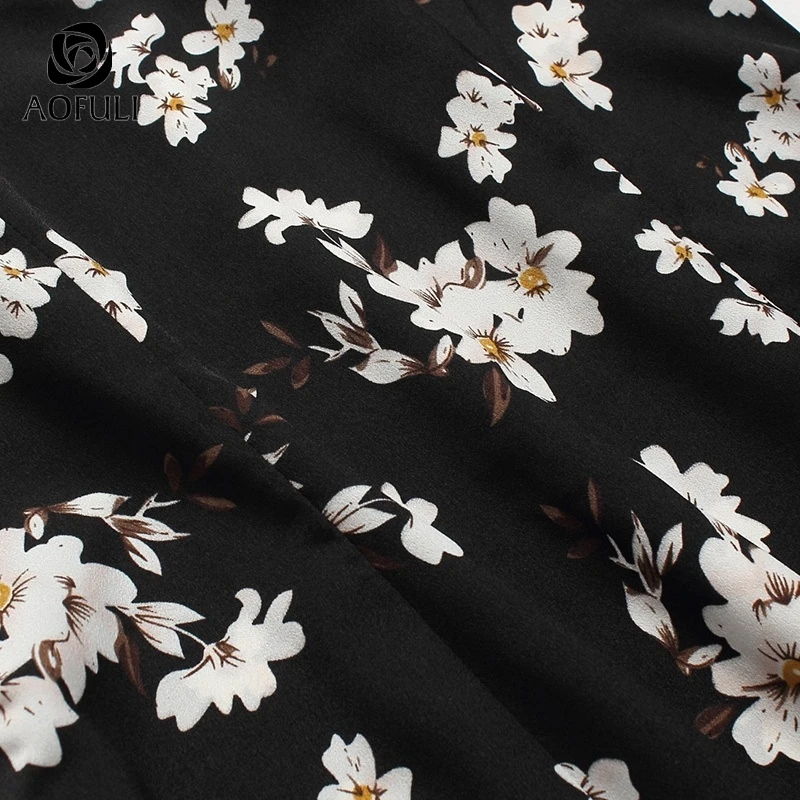 Размер-S летнее платье с цветочным принтом сексуальное женское открытыми плечами