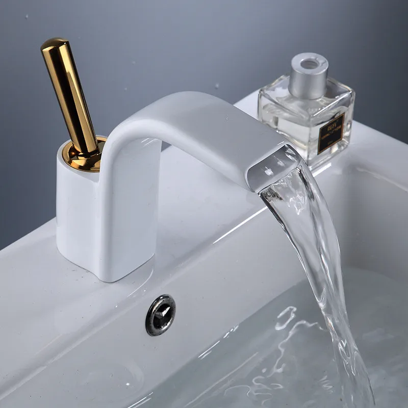 Латунный Смеситель для раковины в ванную комнату кран на раковину с одной ручкой