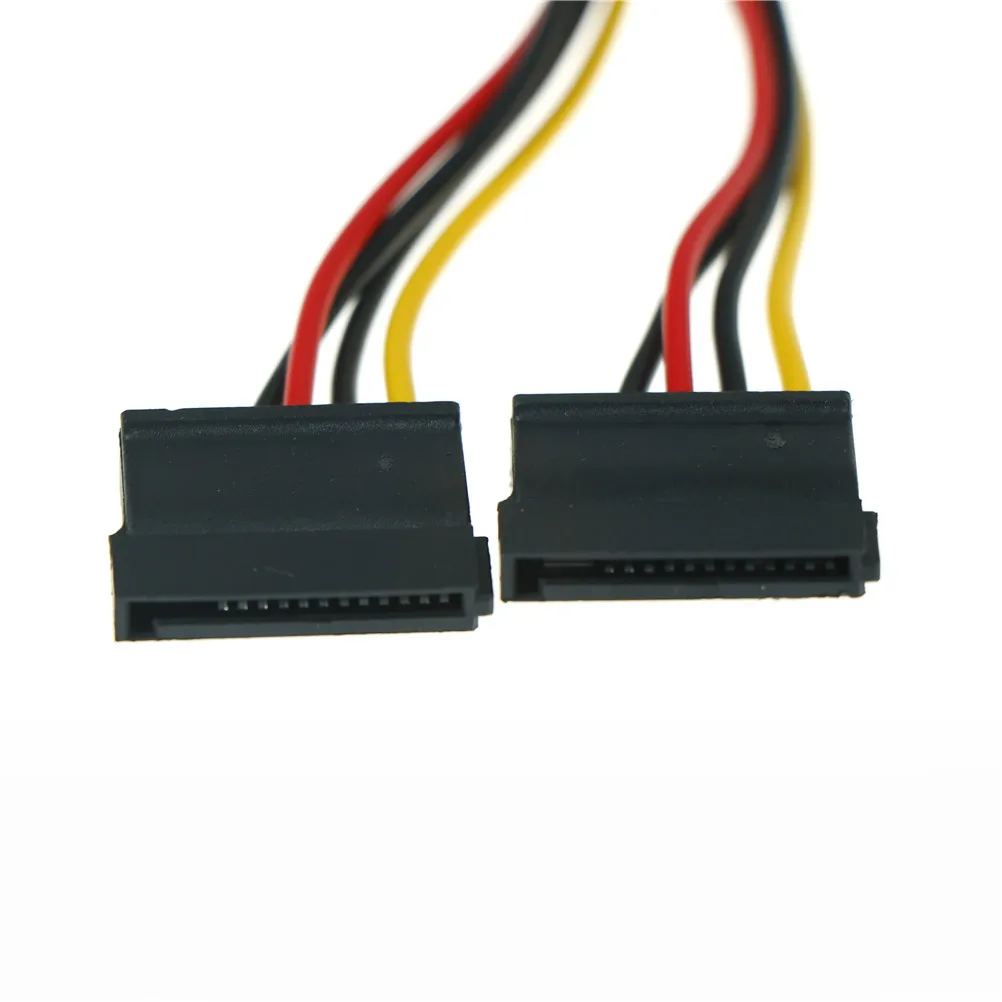 2 шт. 4 Pin IDE сплиттер питания 1 штекер Женский ATA/SATA кабель компьютерный Y жесткий