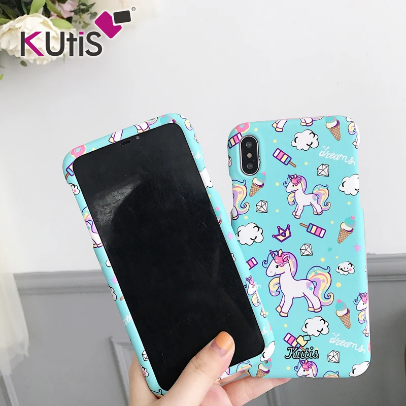 Оранжевый Для iphone XS max чехол, 360 Защита передняя+ задняя матовая крышка coque для iphone 11 pro max 8 plus 7 6 X XS Фламинго Модный чехол - Цвет: Оранжевый