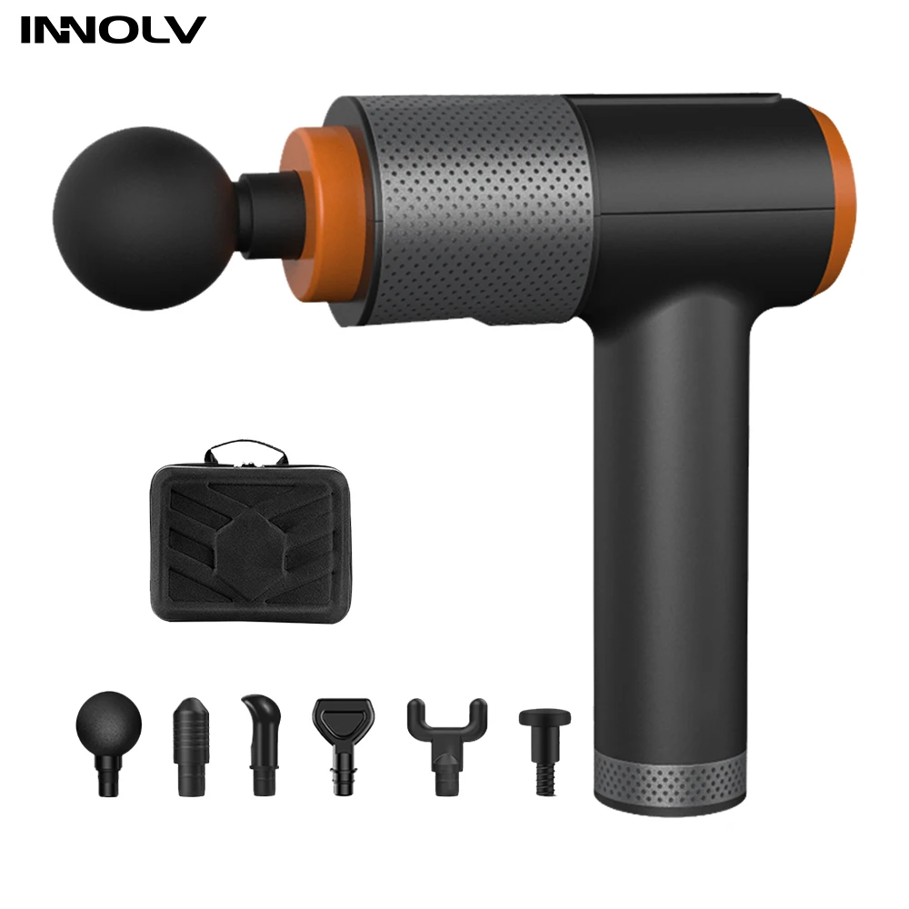 Пистолет для глубокого массажа мышц расслабляющий массажер шеи и похудения