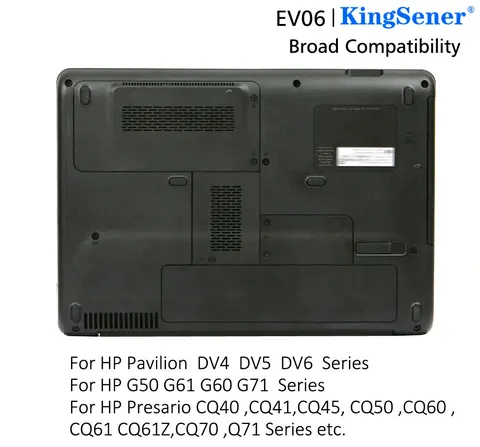 Аккумулятор Kingsener EV06 для ноутбука HP Pavilion DV4 DV5 DV6 для Compaq Presario CQ50 CQ71 CQ70 CQ61 CQ60 CQ45 CQ41 CQ40 HSTNN-LB73