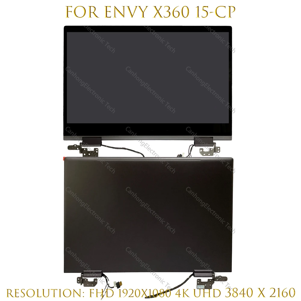 ЖК-сенсорный экран для HP Envy x360 15-cp 15-cp0007ur 15-cp0009ur дигитайзер полная сборка с