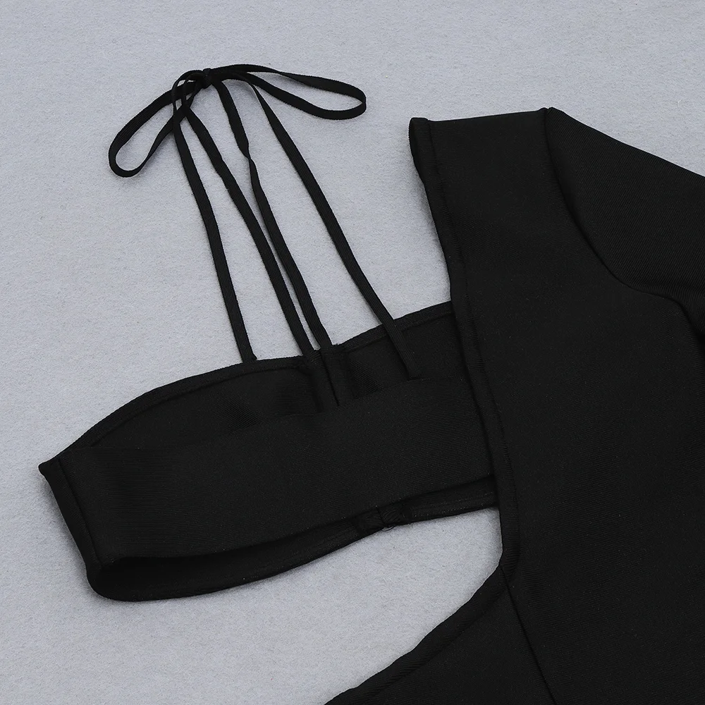 

Ocstrade Maxi Long Bandage Dress 2021 New Arrival Black Bandage Dress Bodycon Women Summer Cut Out Sexy Party Dress Club Outfits