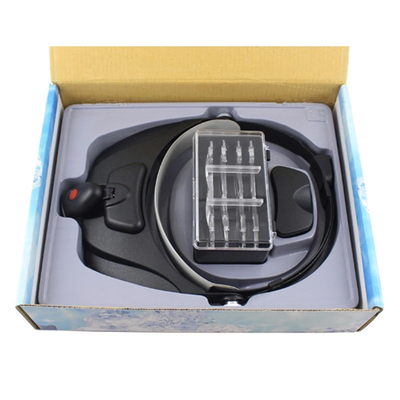 

Practical Headband Magnifier with LED Light for Beauty Painting and the Elderly G2AB