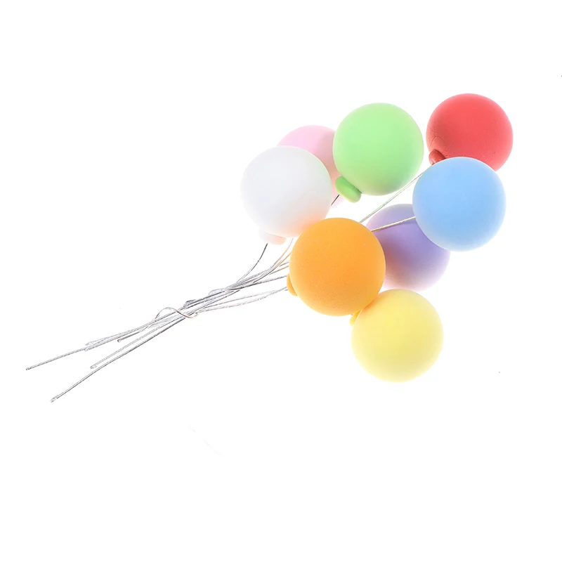 8 шт./компл. красочные 1/12 Масштаб Кукольный домик Миниатюрные Красочные воздушные