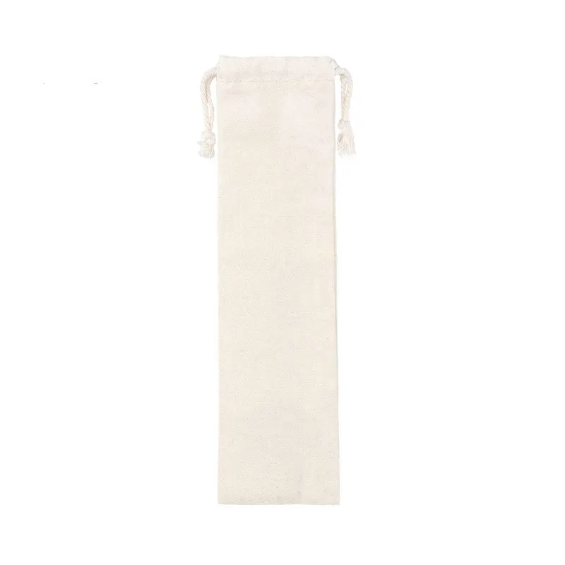 Beige Bag Серебро/золото/черный/Радуга высокого качества 304 из нержавеющей стали металлические соломинки с чистящей щеткой для 30/20 унций стакан Yeti - Цвет: Beige Bag