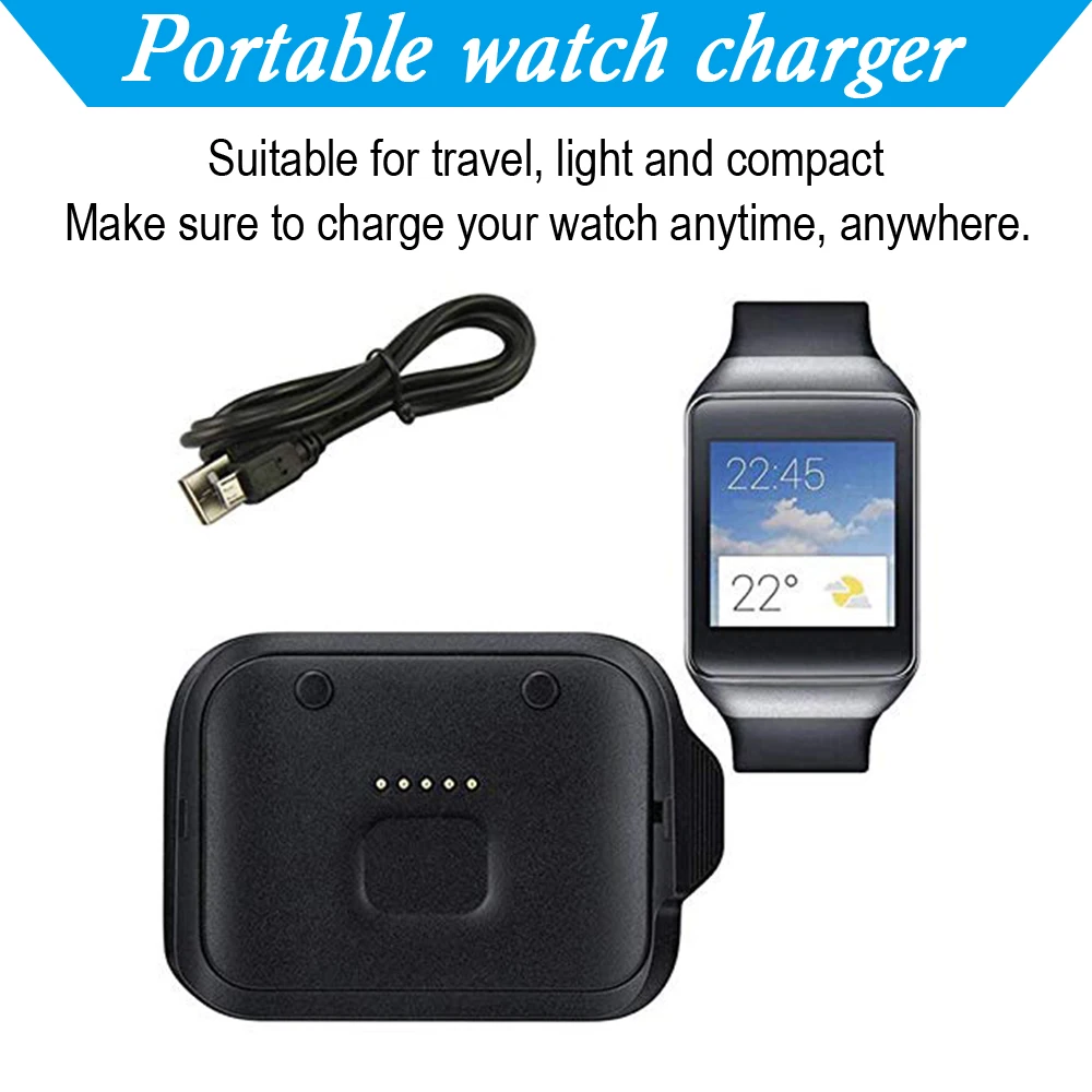 

USB Charger Dock For Samsung Gear Live R382 Portable Power Fast Charging Cable For Samsung Gear Live Smart Watch Accessories