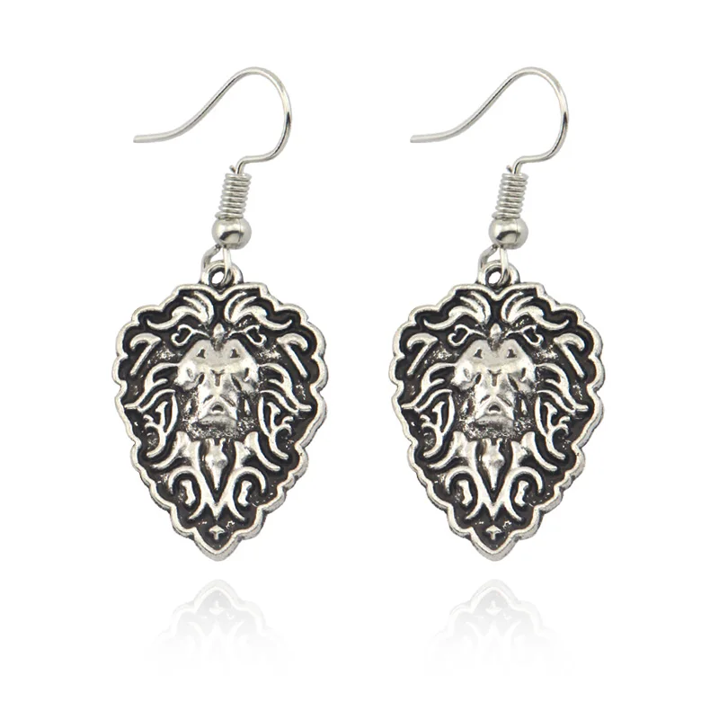 Earring WoW World Of Warcraft Hearthstone стекло круглый подвесной Амулет ожерелье ювелирные украшения бронзовая цепочка для мужчин подарок - Окраска металла: Earring