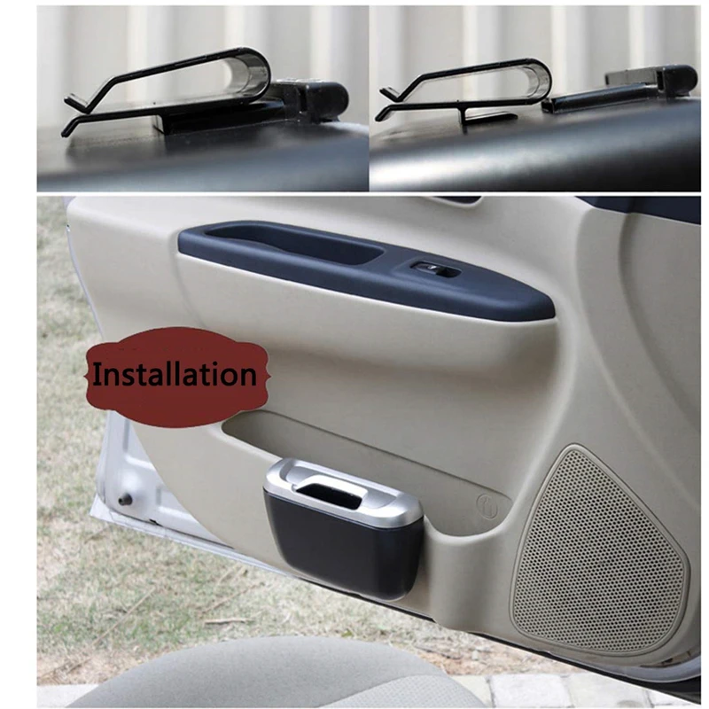 Новинка подвесной контейнер для мусора на заднее сиденье автомобиля сумка