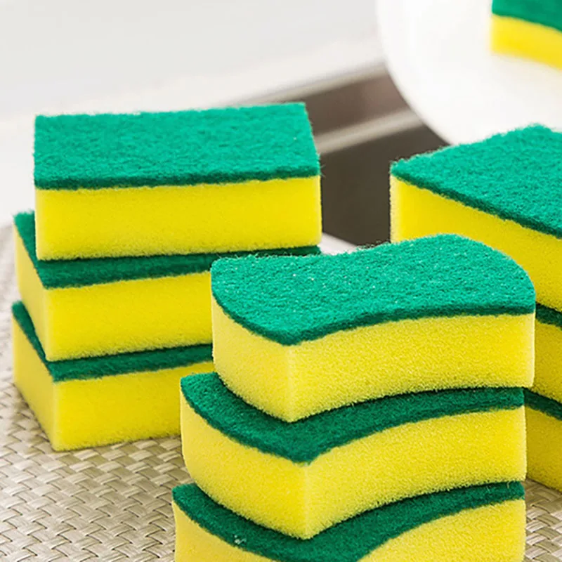 

20pcs Kitchen Nano Emery Magic Clean Rub Dishwashing Sponge Removing Kit Cleaning Brush Sponges Pot Rust Focal Stains Sponge