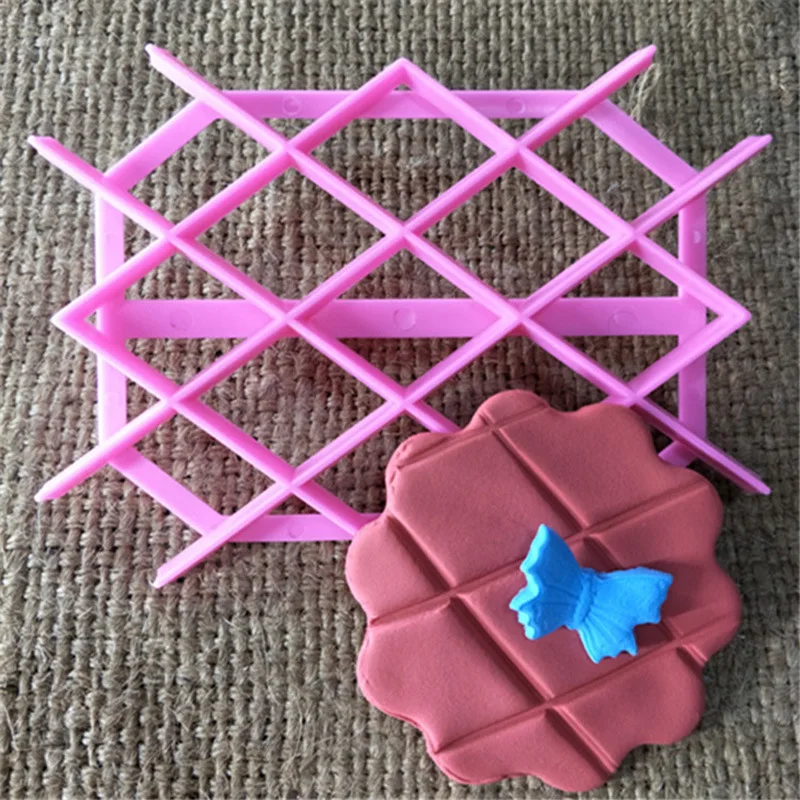 1 шт. ромб Форма торт с помадной глазурью поделки из сахара Оборудование