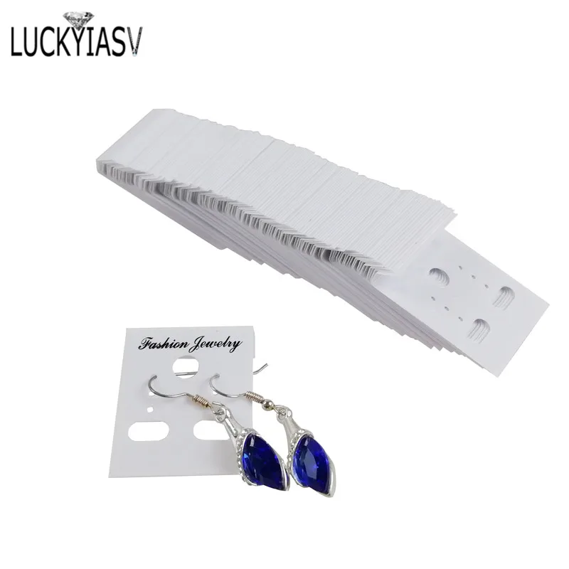 Пластиковые витринные карты для сережек Luckyiasv 100 шт.