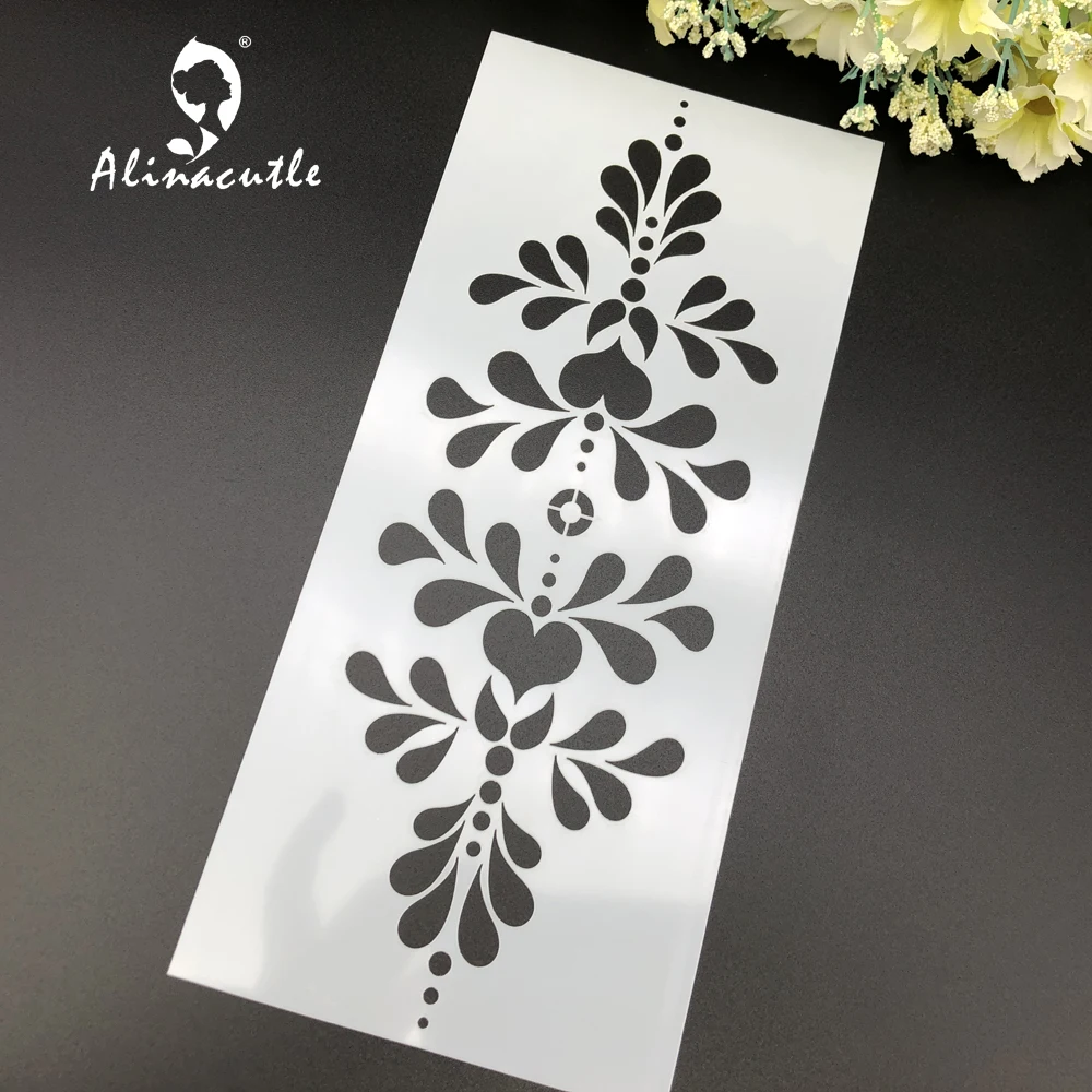 Винтаж Slimline ПЭТ трафареты для краски раскраска скрапбукинга тиснильный альбом