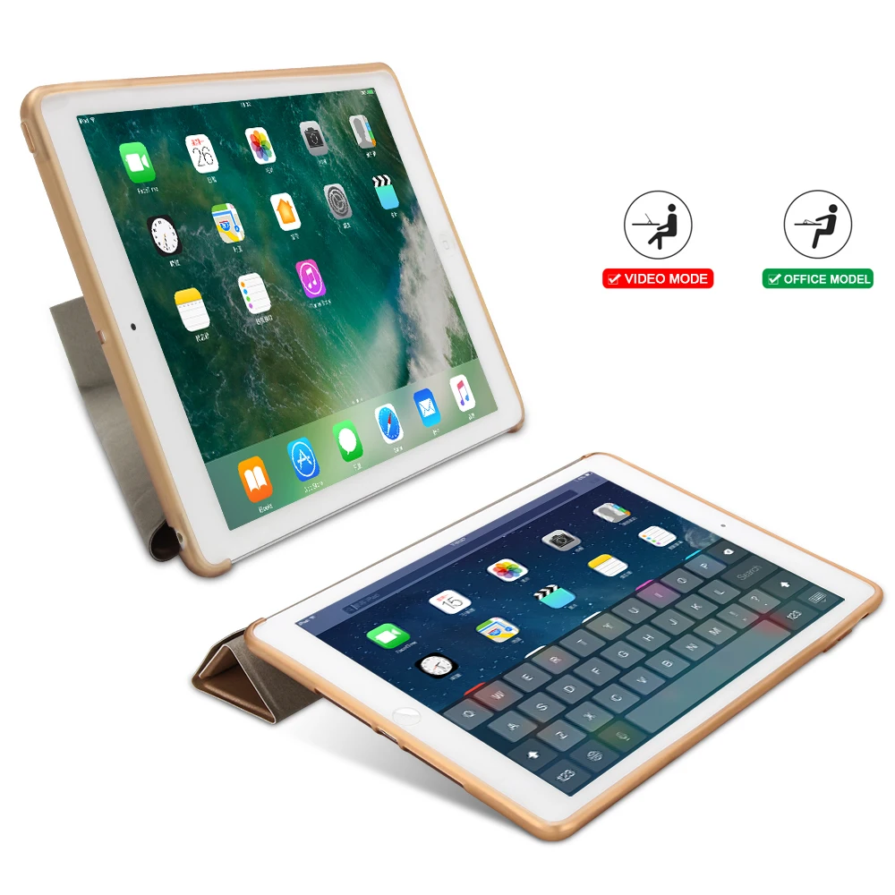 Умный чехол для ipad 10,2 чехол кожа PC жесткий чехол для ipad 10,2 чехол ультра тонкий чехол для ipad 7 поколения Чехол