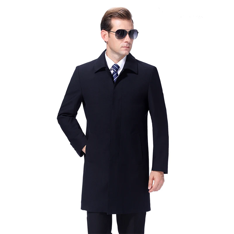 2021 Мужское Пальто Весна Длинное Мужская Длинная Куртка Осень Длинные Ветровка