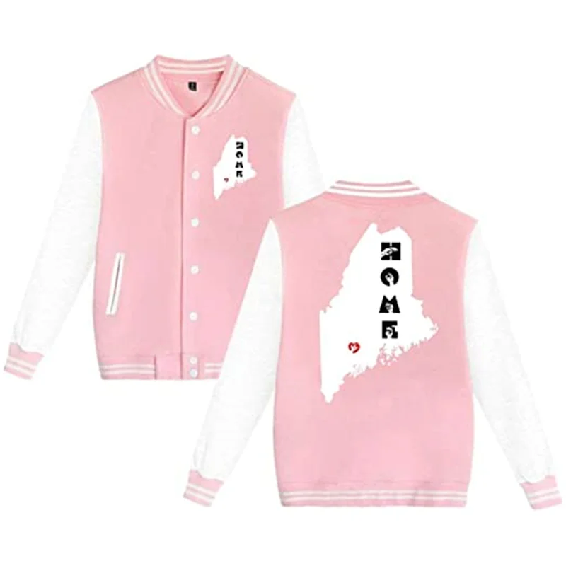

Unisex Baseball Uniform Jacket Hoodie Sweater Sport Coat Sweatshirt