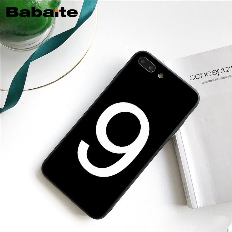 A6 Babaite счастливое число и письмо чехол для телефона для iphone 11 Pro 11Pro Max 8 7 6 6S Plus 5 5S SE XR X XS MAX - Цвет: A6