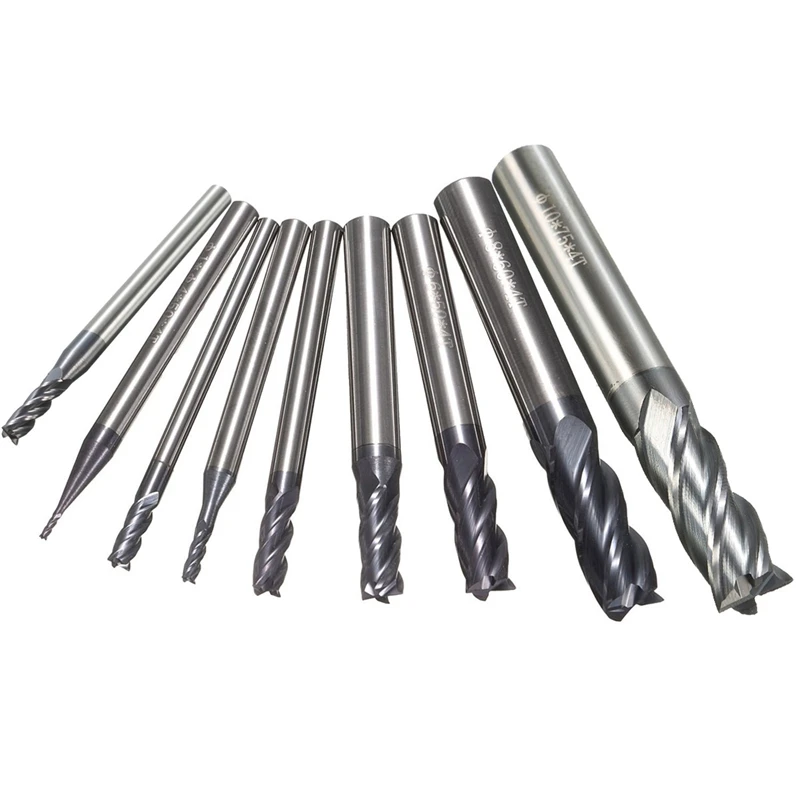1-10mm 4 Flutes Solide Carbide Tungsten Steel Nitrogen Coated Milling Cutting HRC50 Straight Shank End Cutter CNC Tool | Инструменты