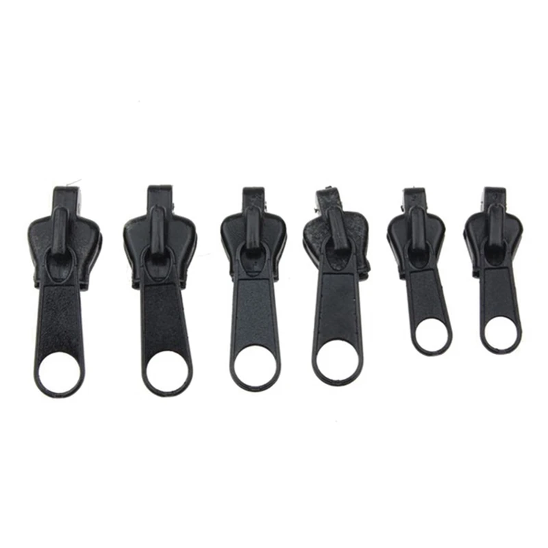

6pcs/kit Multifunctional Zipper Head Universal Instant Fix Zipper Repair Fastener Replacement Garment Sewing Zipper Puller Head