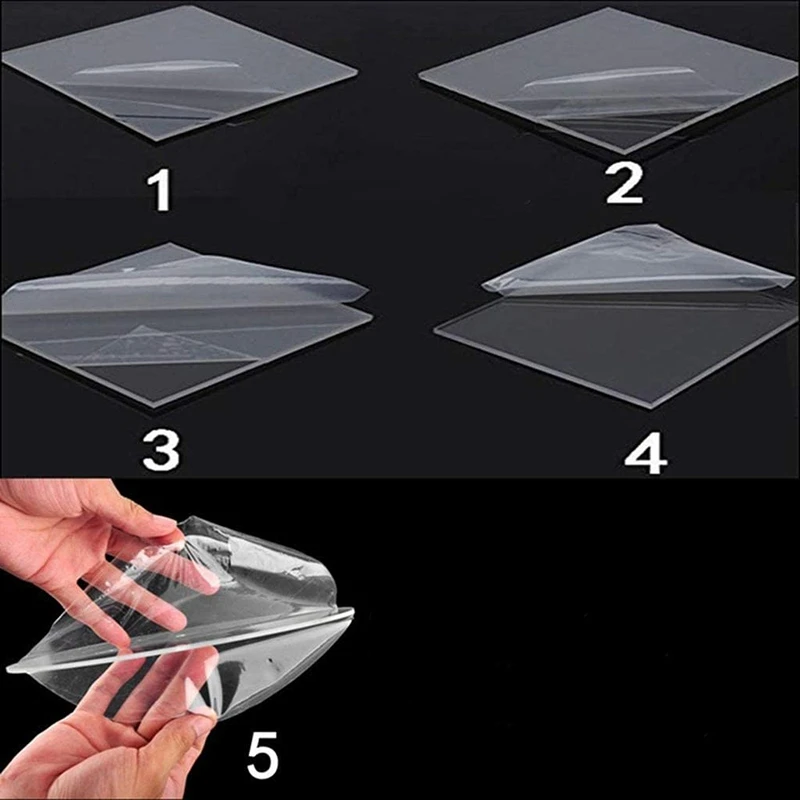 

Fashion Clear Acrylic 5Pcs Mobile Phone Rack Cellphone Shelf Wallet Display Phone Stand Holder Household Storage Rack