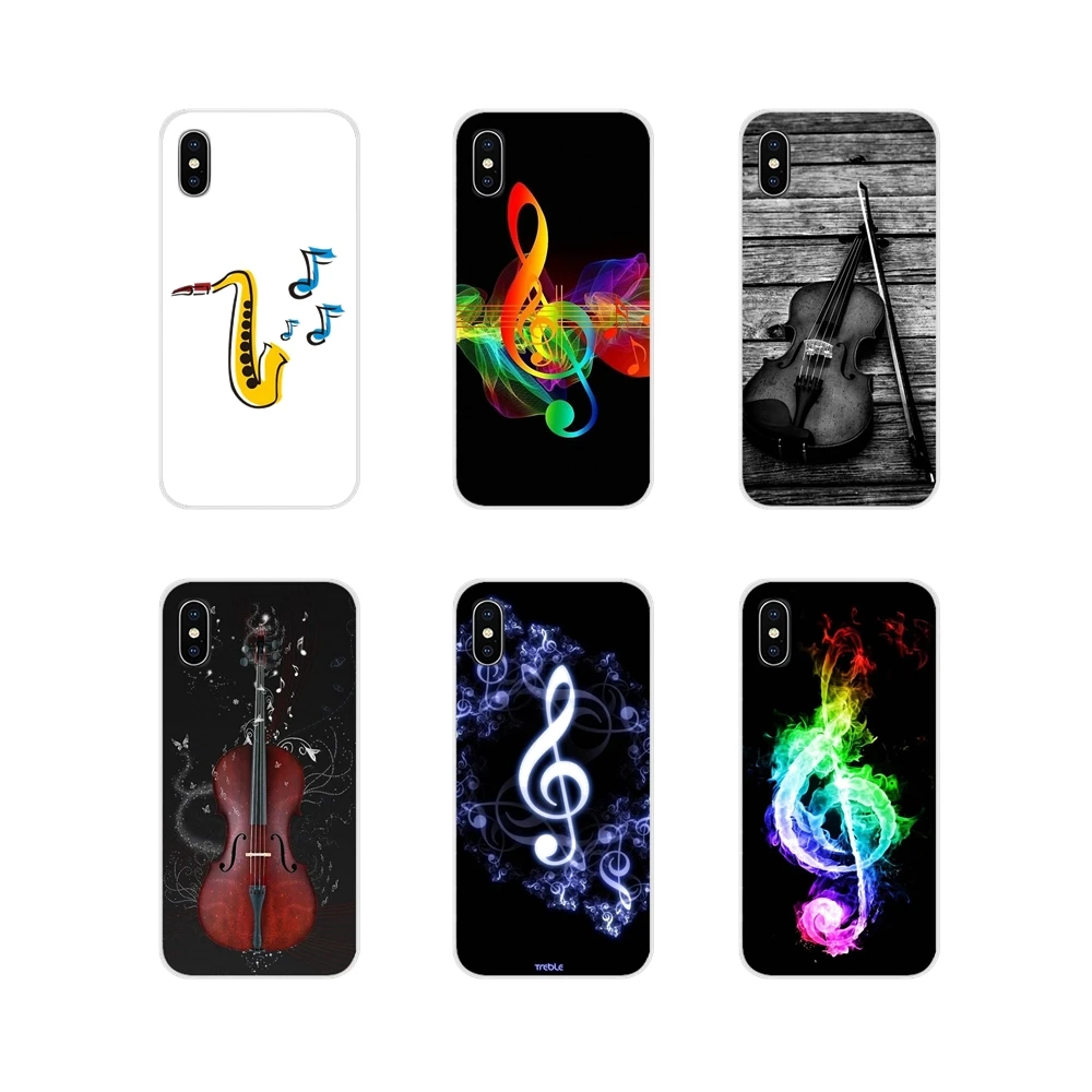 Чехол для телефона чехлы с музыкальными нотами скрипкой классической музыкой