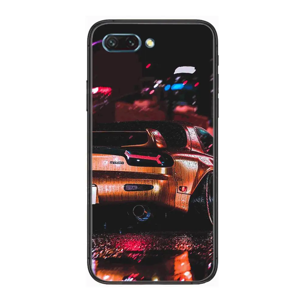 

JDM Tokyo drift sports car clear Phone Case For Huawei Honor 10 9 8 7 N Pro Lite A C RU Black Etui Coque Hoesjes comic fashion