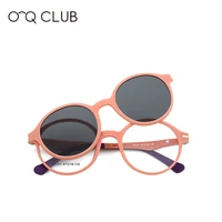 o q club kids sunglasses tr90 myopia prescription eyeglasses polarized magnetic clip on children%e2%80%99s sunglasses t3101