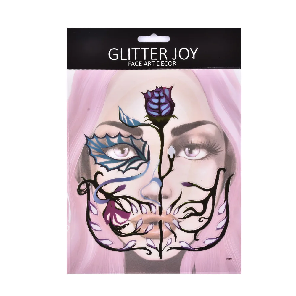 1 шт. 3D Сексуальная временная татуировка краска для лица украшения наклейка