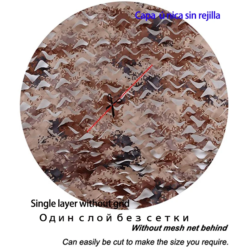 Camouflage Net 1.5M*2 3 4 5 6 7 8 9 10M Wide Camouflage Camo Netting Bulk Roll Decoration Sun Shade Party Camping Desert Jungle