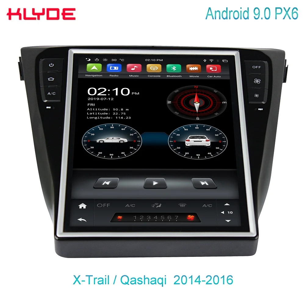KD 12130 Klyde хит продаж Android tesla плеер Авто стерео автомобильный DVD GPS для X Trail / Qashaqi 2014