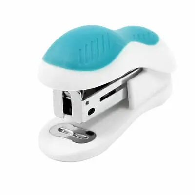 

Anti Slip Hard Plastic Shell Compatible 40 Staples Stapler Turquoise White