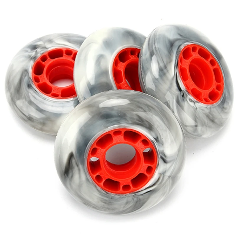 

4PCS 85A Marble Skate Wheels High Elastic Wheels Roller Blades Replacement Wheel for Roller Skates Sports