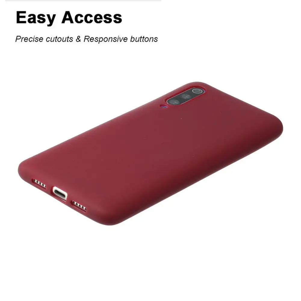 Xiaomi Mi 9 SE 8 Lite 9T Pro 6 мобильный телефон caseXiaomi A2 A1 Mix 2S Max 3 Redmi чехол матовый ТПУ