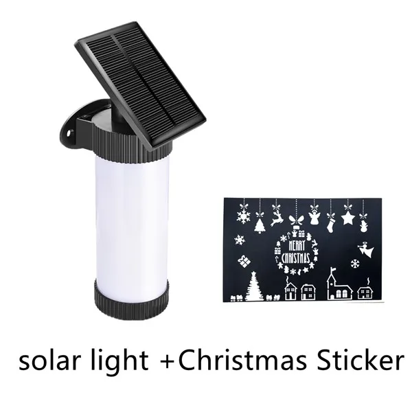 Christmas solarlight Солнечные огни пламени Открытый, водонепроницаемый мерцающий датчик Настенные ночные светильники для рождества/гирлянда - Испускаемый цвет: Christmas solarlight