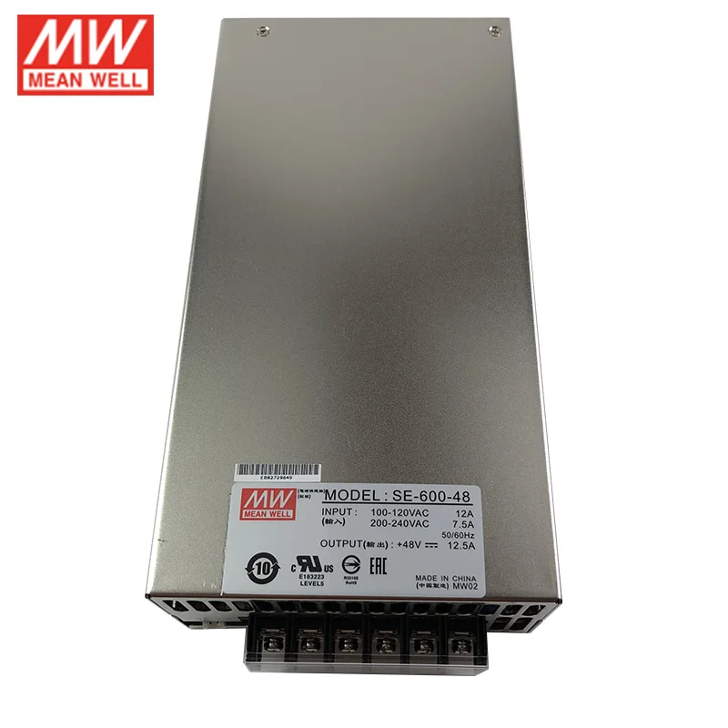 Импульсный источник питания Meanwell 600 Вт 48 В 110 В/220 перем. Тока в пост. 12 5a блок