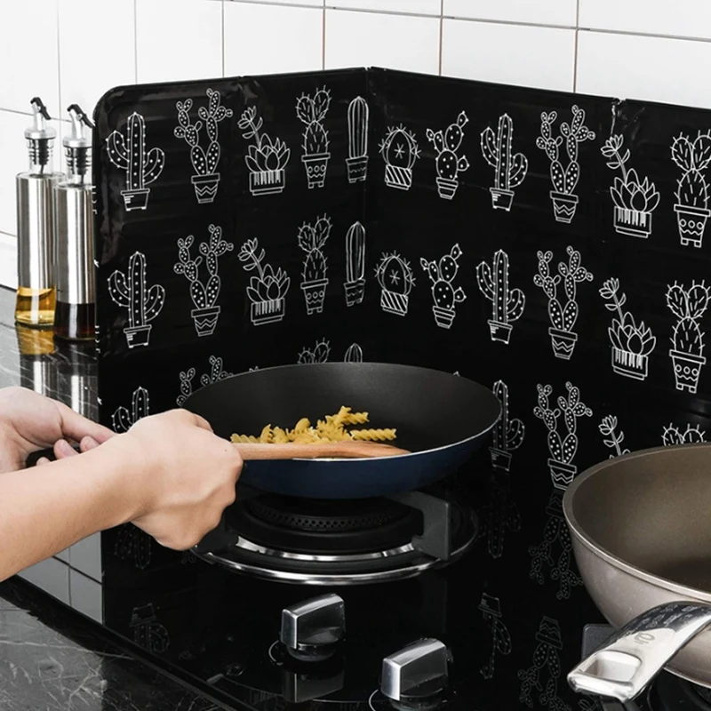 2PCS Kitchen Oil-Proof Baffle High-Temperature Stove Oil With Soap Dispenser For Sink + Sponge Holder | Обустройство дома