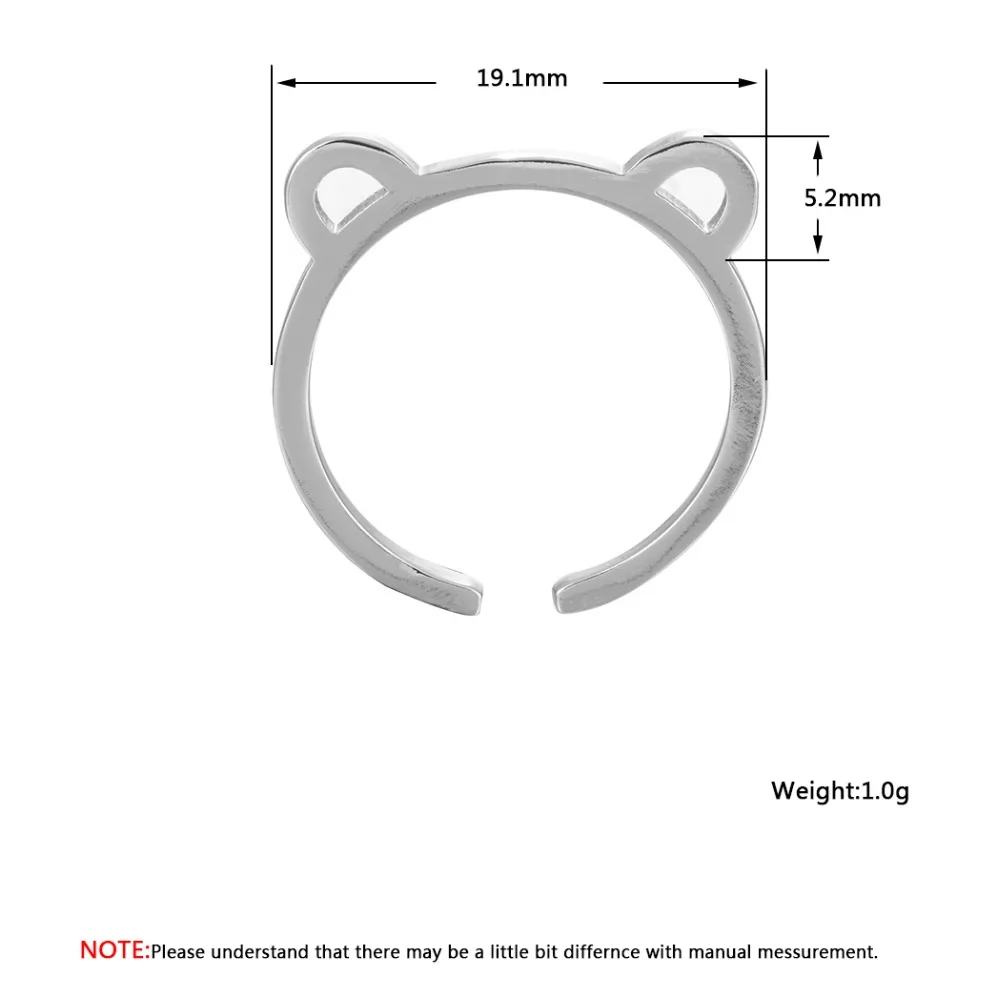 Кольцо Chandler с вырезами в виде котенка для девочек подарок модные украшения