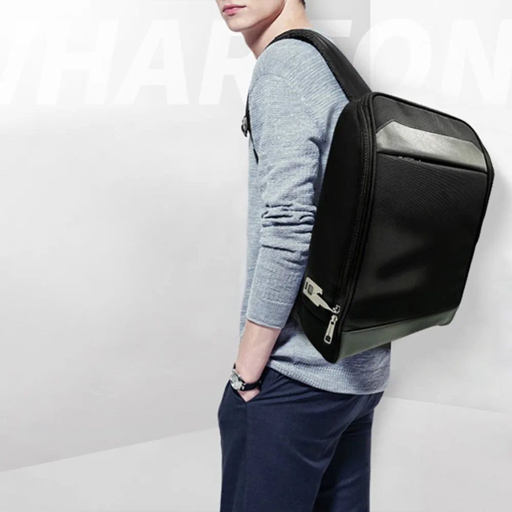 Мужской умный рюкзак для ноутбука с блокировкой отпечатков пальцев usb-порт