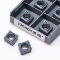 ccmt09t308 sm ic907 ic908 high quality lathe cutter internal turning tools ccmt 09t308 original external turning inserts