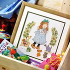 Crazy129-1fabric Набор для вышивки крестиком для рукоделия и рукоделия Набор для вышивки крестиком наборы для вышивки крестиком