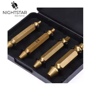 4 шт. титановые Сломанные Болты для удаления винтов экстрактор сверла легко обратный