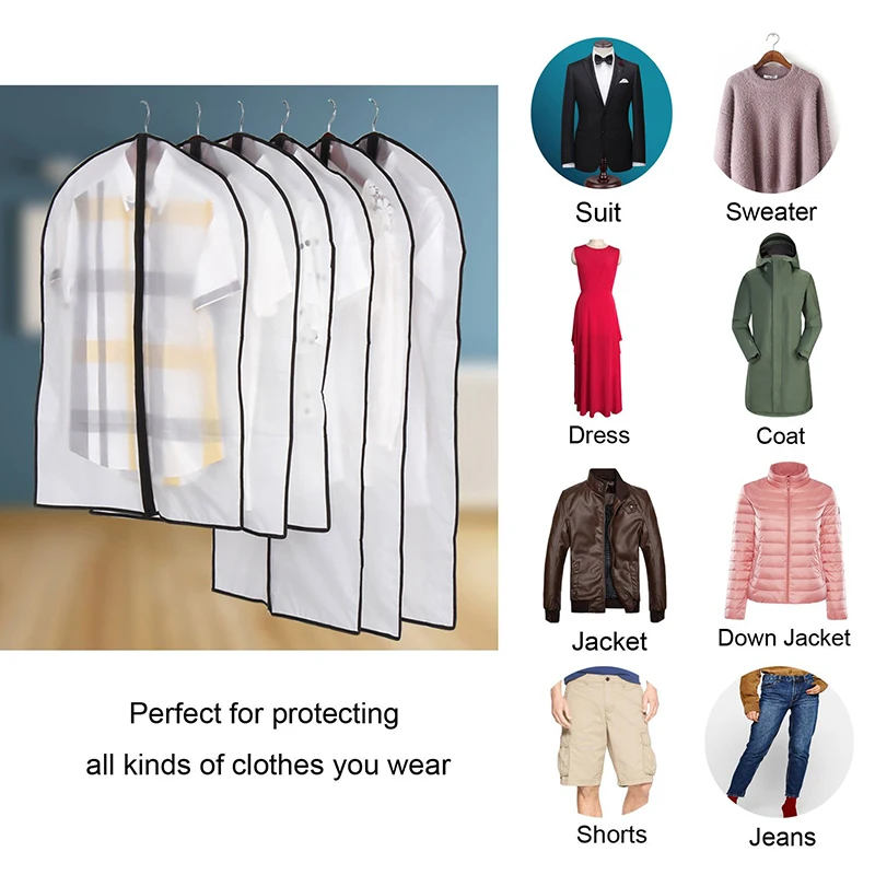 6 шт. водонепроницаемые мешки для одежды на молнии|Чехлы одежды| |